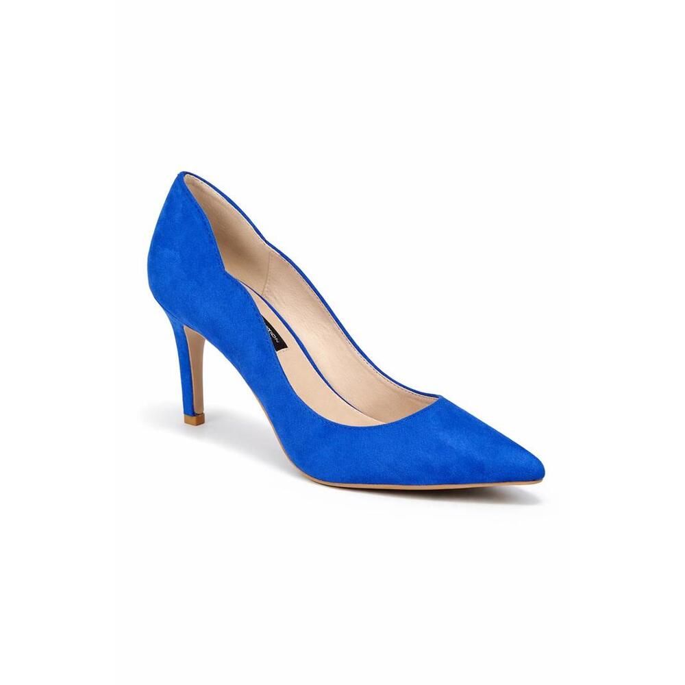 French Connection Royal Blue Suede Pointed Toe Heels Pumps Women’s US 7.5 NWB